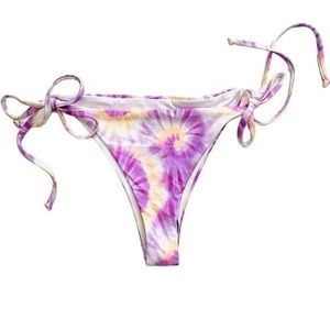Beach Riot Tie Dye String Cheeky Bikini Bottoms SZ XL
